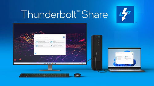 英特爾推出Thunderbolt Share軟件 革新多電腦協作，無縫傳輸數據、共享屏幕與外設
